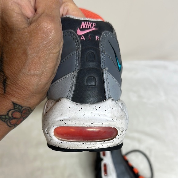 Nike Air Max Black and Orange Athletic Shoes main image 8